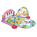 Children Fitness Rack Baby Gym Play Mat Infant Toys Piano Keyboard Music Blanket Intellectual Development Early Education Rug